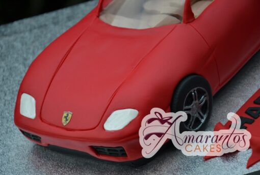 3D Ferrari Cake - Amarantos Designer Cakes Melbourne