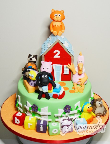 Timmy Time theme cake - NC215