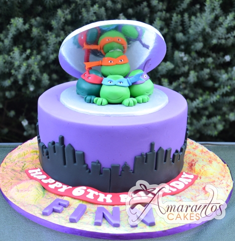 Ninja Turtles 3D Cake - Amarantos Cakes Melbourne