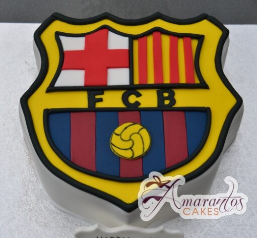 Barcellona FC logo Cake - Amarantos Designer Cakes Melbourne