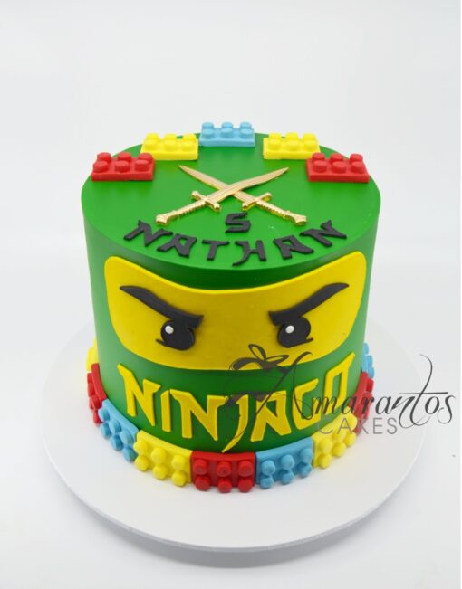 Ninjago Cake - NC301 -Amarantos Cakes