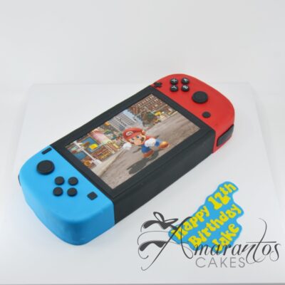 Nintendo switch cake - NC329 - Amarantos Cakes