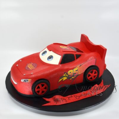 3D Lightning McQueen Cake NC35 - Amarantos Cakes Melbourne