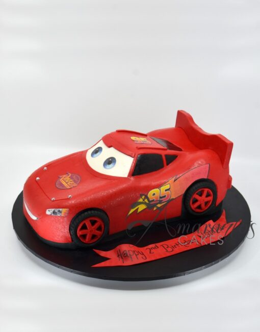 3D Lightning McQueen Cake NC35 - Amarantos Cakes Melbourne
