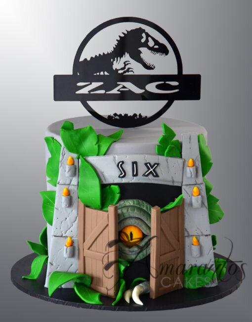 Two tier Jurassic Park Cake - NC358