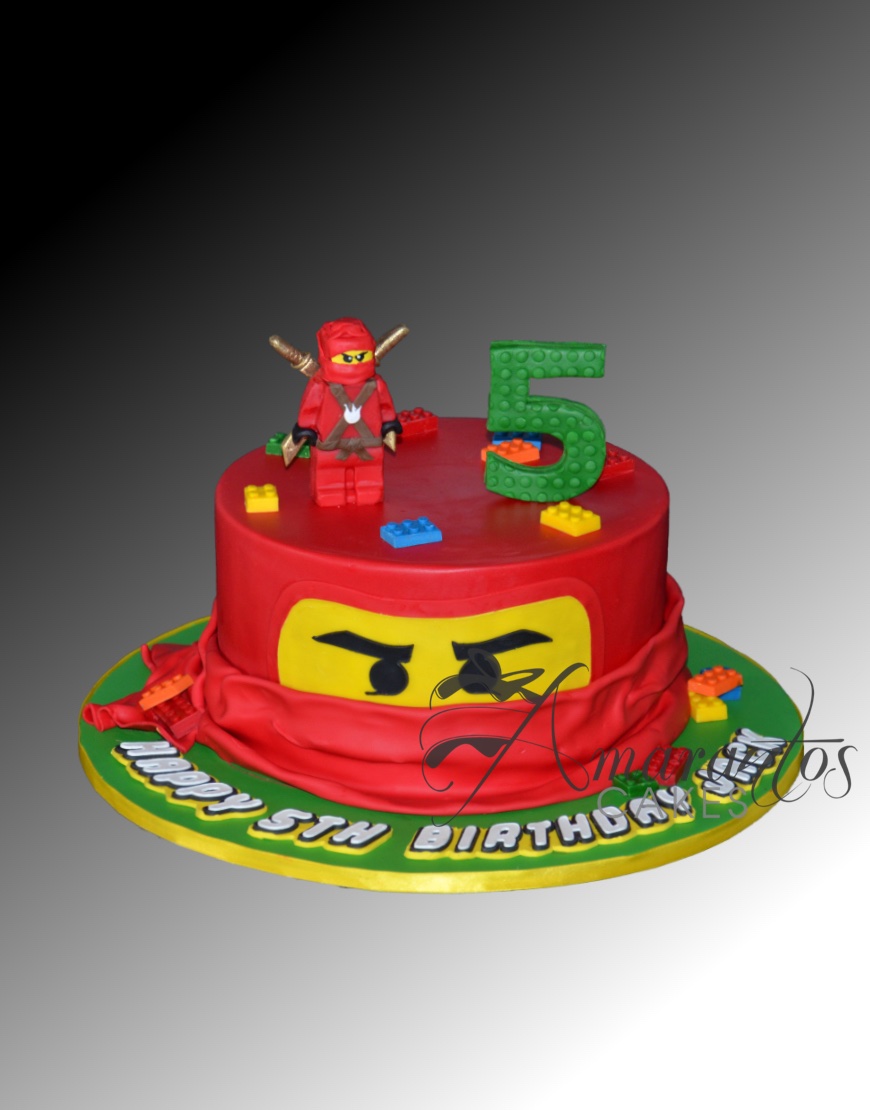Blue Lego Ninjago Cake - CakeCentral.com
