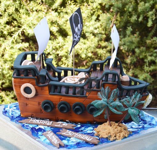 3D Pirate Ship- Amarantos Cakes Melbourne