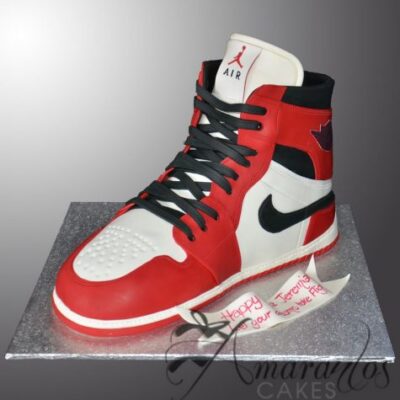3D Nike Shoe Cake - NC42 - Amarantos Cakes