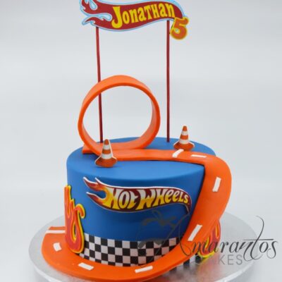 Hot Wheels Cake - NC443 - Amarantos Cakes