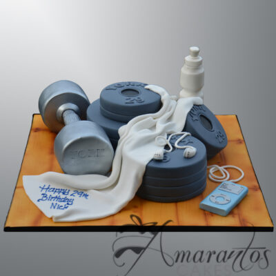 Gym Themed cake - NC451 - Amarantos cakes