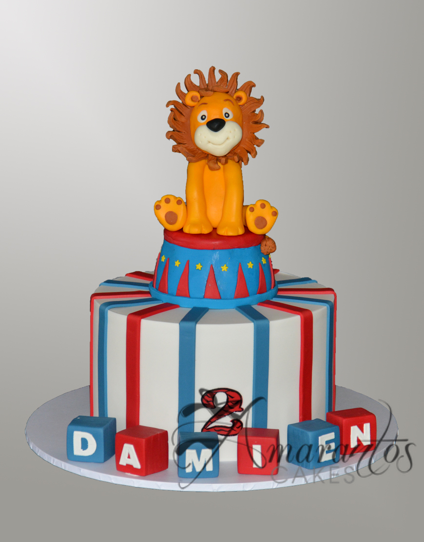 Dumbo Inspired Circus Cake