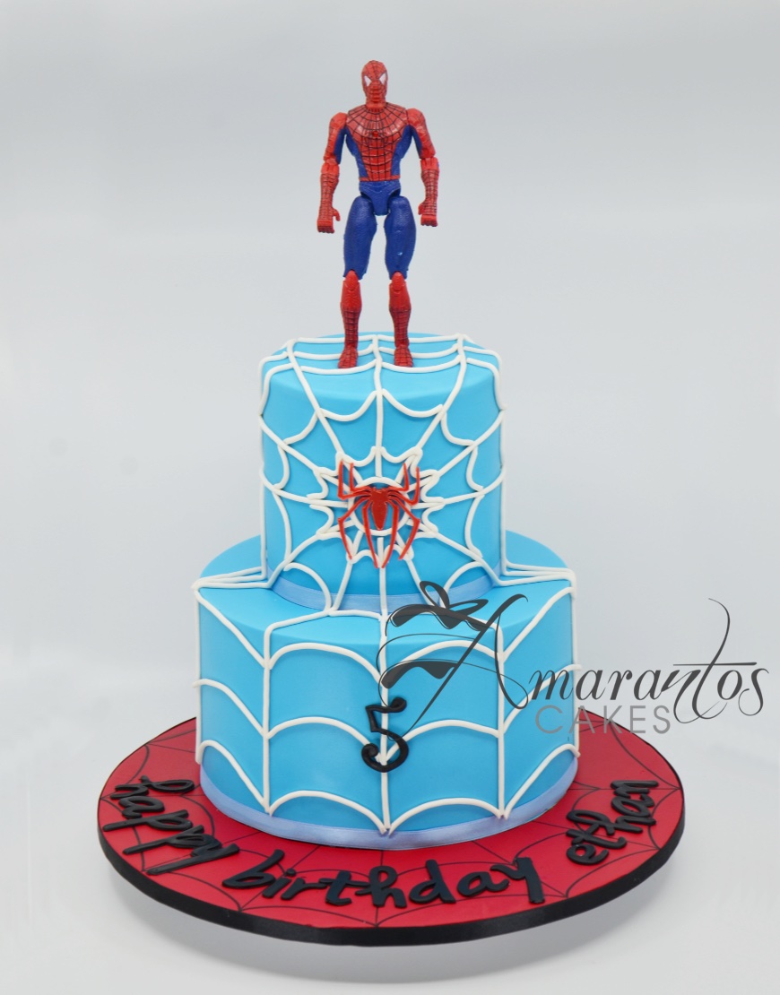 Spiderman Black Spiderman Edible Cake Image - Itty Bitty Cake Toppers