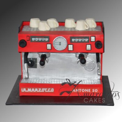 Expresso Coffee Machine Cake - NC572 - Amarantos Cakes