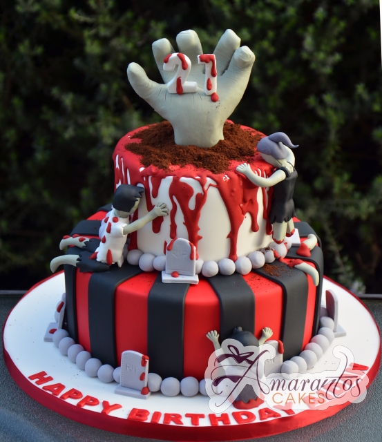 Zombie Cake - NC578 - Amarantos Celebration Cakes Melbourne