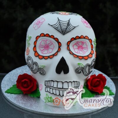 3D Mexican Skull Cake - Amarantos Designer Cakes Melbourne