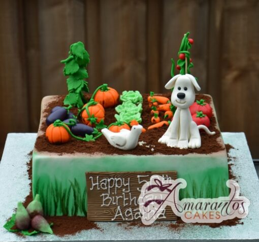 Vegetable Garden Cake - Amarantos Designer Cakes Melbourne