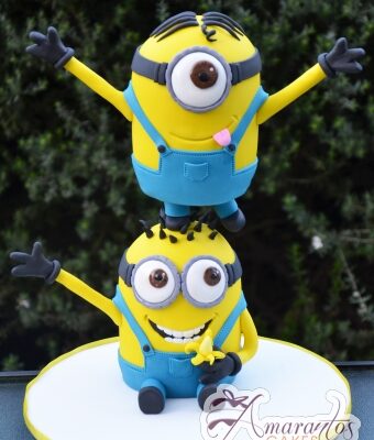 3D Minions Cake - Amarantos Celebration Cakes Melbourne