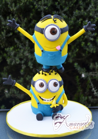 3D Minions Cake - Amarantos Celebration Cakes Melbourne