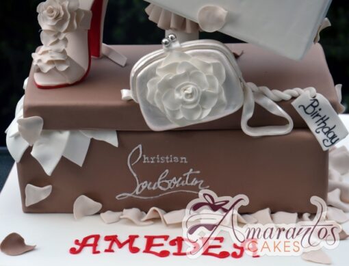Designer Shoe Box and Show Cake - Amarantos Custom Made Cakes Melbourne