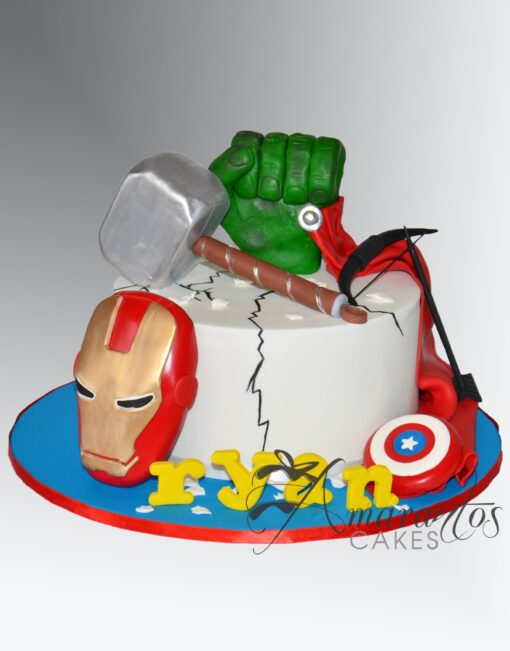 Avengers Cakes - NC634 - Amarantos Cakes