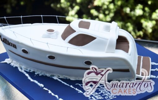 3D Speed Boat - NC665 - Amarantos Birthday Cakes Melbourne
