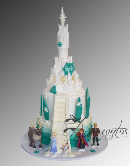 Frozen Elsa Castle Cake - NC667 - Amarantos Cakes