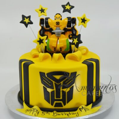 Bumblebee Transformer Cake - NC668 - Amarantos Cakes