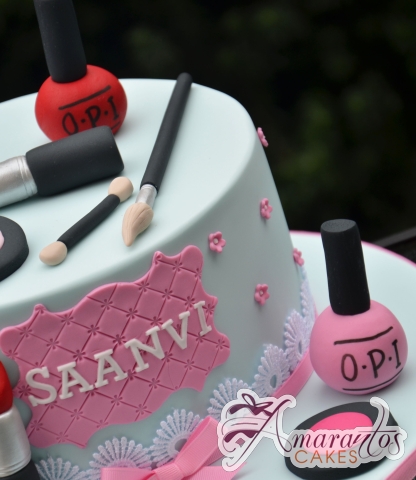 MAC Make up Birthday Cake - Amarantos Designer Cakes Melbourne