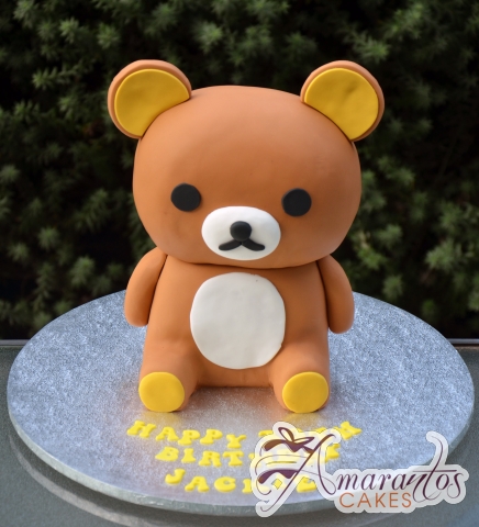 Rilakkuma Teddy Bear Cake - NC686 - Amarantos Birthday Cakes Melbourne