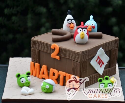 Angry Birds cake - NC687 - Speciality Amarantos Cakes Melbourne
