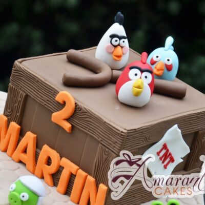 Angry Birds cake - NC687 - Speciality Amarantos Cakes Melbourne