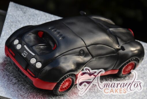 3D Bugatti Veyron Car Cake - Amarantos Designer Cakes Melbourne