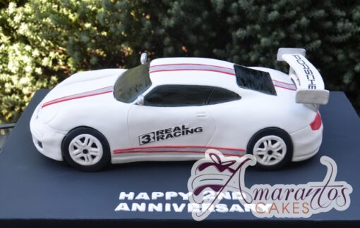 3D Real Racing 3 Porsche Cake - NC702 - Amarantos Designer Cakes Melbourne
