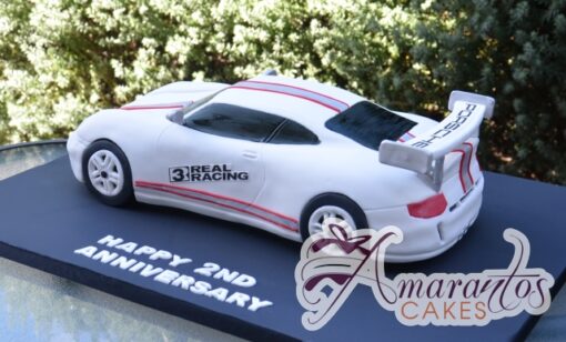 3D Real Racing 3 Porsche Cake - NC702 - Amarantos Cakes Melbourne
