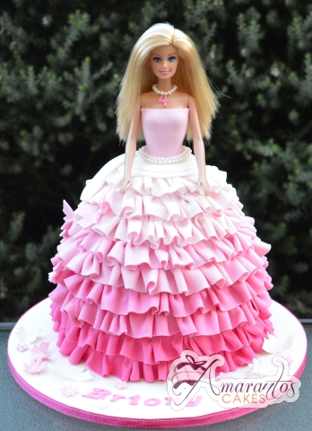 Barbie 3D Cake - Amarantos Cakes Melbourne