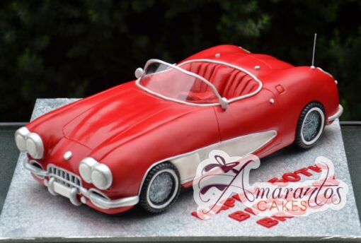 3D Corvette Birthday Cake - Amarantos Cakes Melbourne