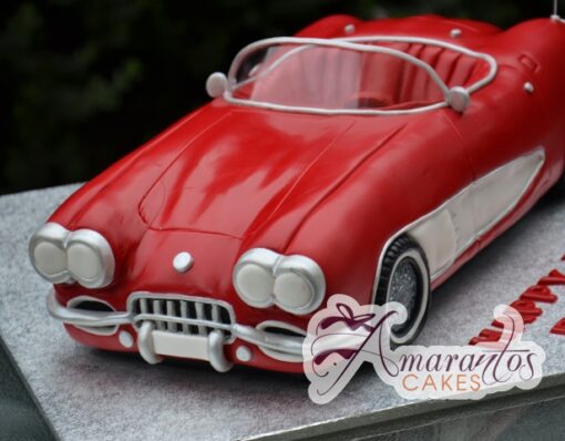 3D Corvette Cake Design - Melbourne Cakes Amarantos