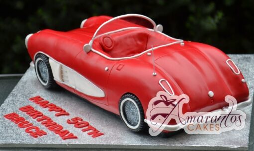3D Corvette Birthday Cake - Amarantos Cakes Melbourne