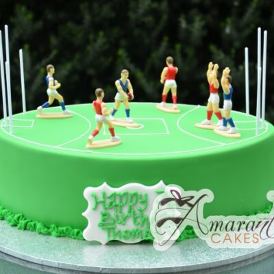 AFL Football Birthday Cake - Amarantos Melbourne Cakes