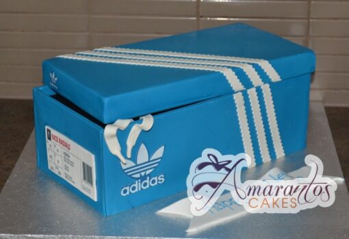 3D Adidas Shoe Box Cake - Amarantos Designer Cakes Melbourne