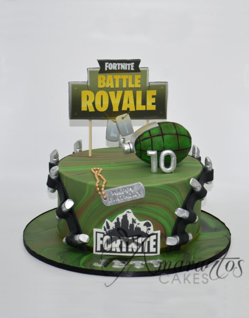 Fortnite Battle Royale Cake NC80 Amarantos Cakes