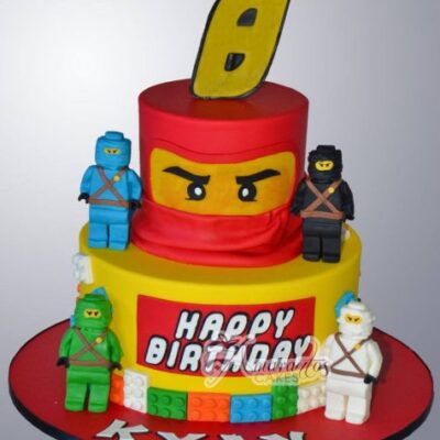 Two tier ninjago lego cake - NC96 -Amarantos Cakes