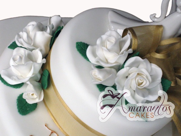 Two tier Cake - Amarantos Custom Made Cakes Melbourne