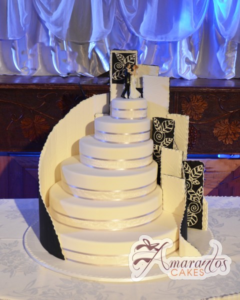 Six Tier Cake - WC33 - Amarantos Designer Cakes Melbourne