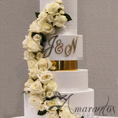 Six tier Wedding Cake - WC44